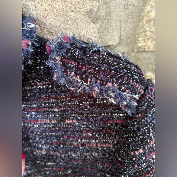 Zara Tweed Fringe Hem Blazer - Picture 14 of 17